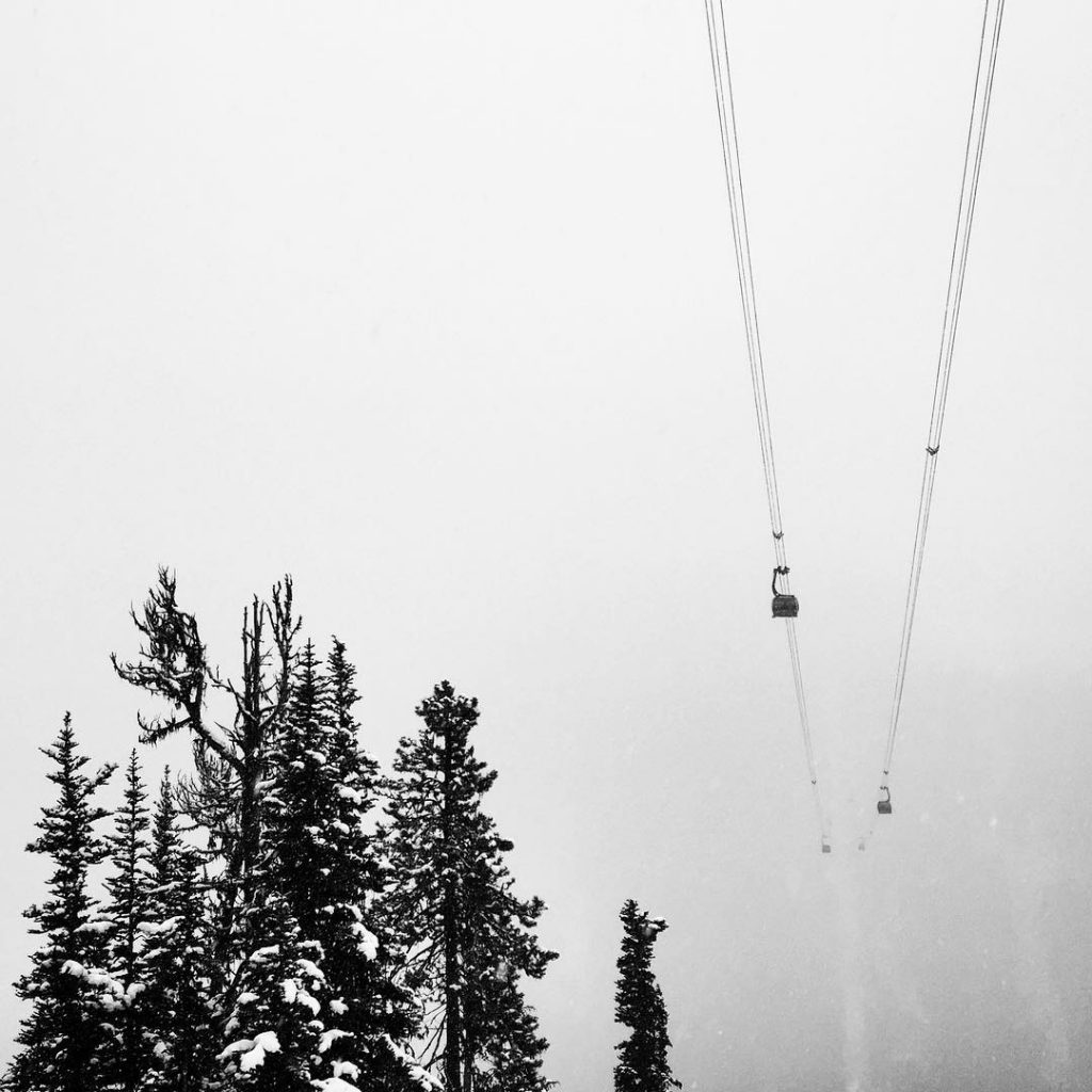 Peak 2 Peak Gondola in the Fog