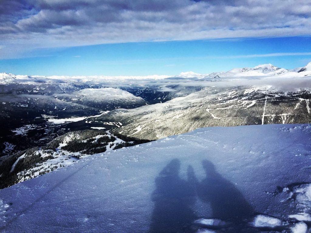 From the peak of Whistler