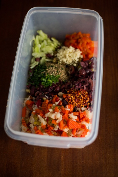 Muffuletta Olive Salad Preparations